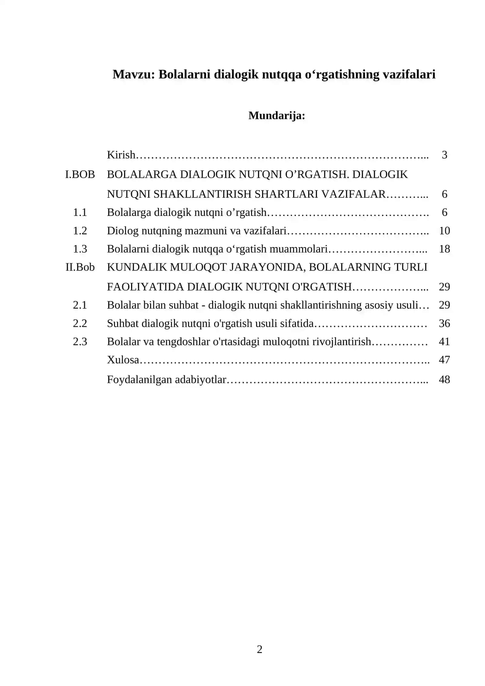 Bolalarni dialogik nutqqa oʻrgatishning vazifalari 2