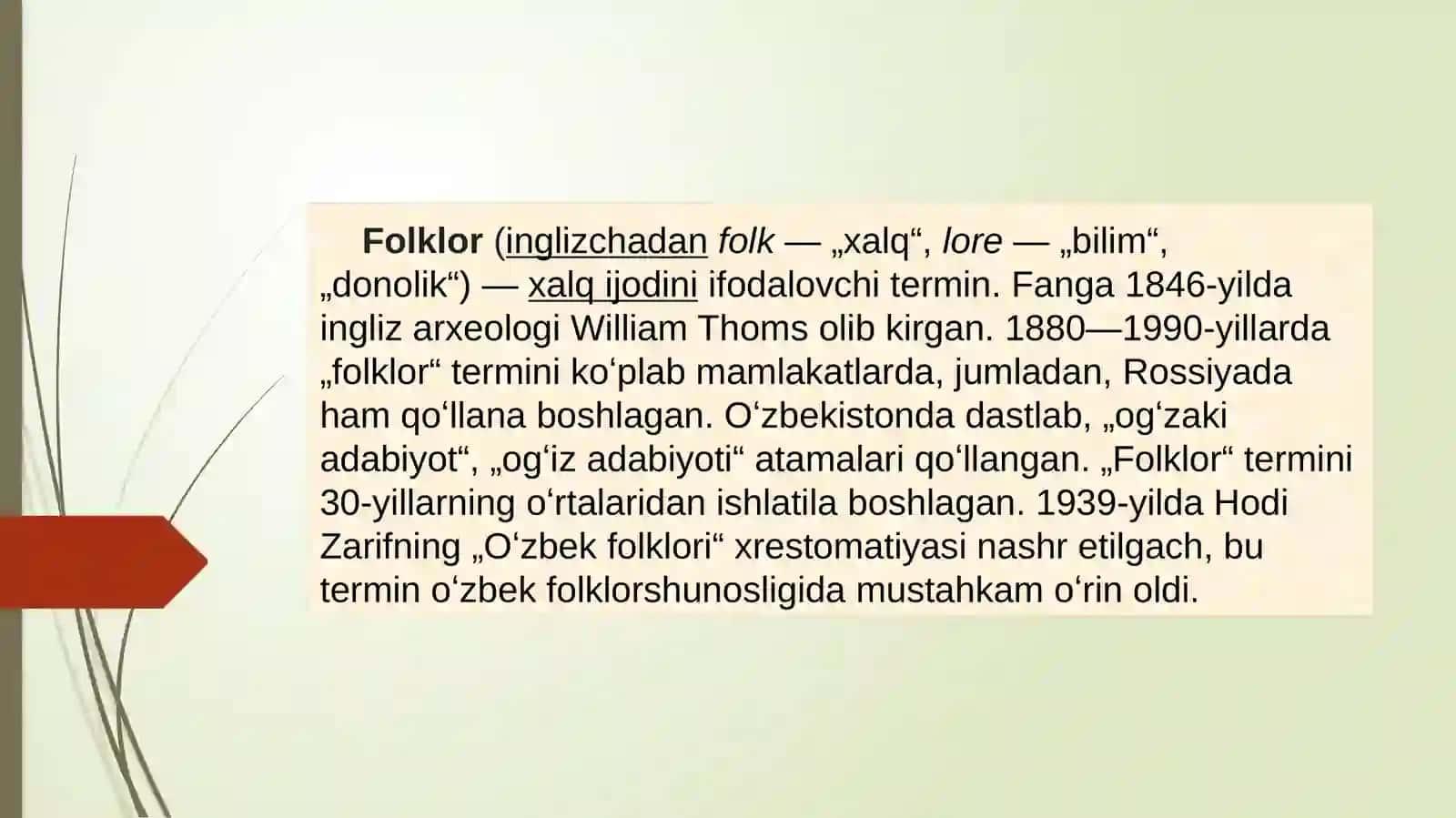 O’ZBEK FOLKLORINING MIKRO JANRLARI 2