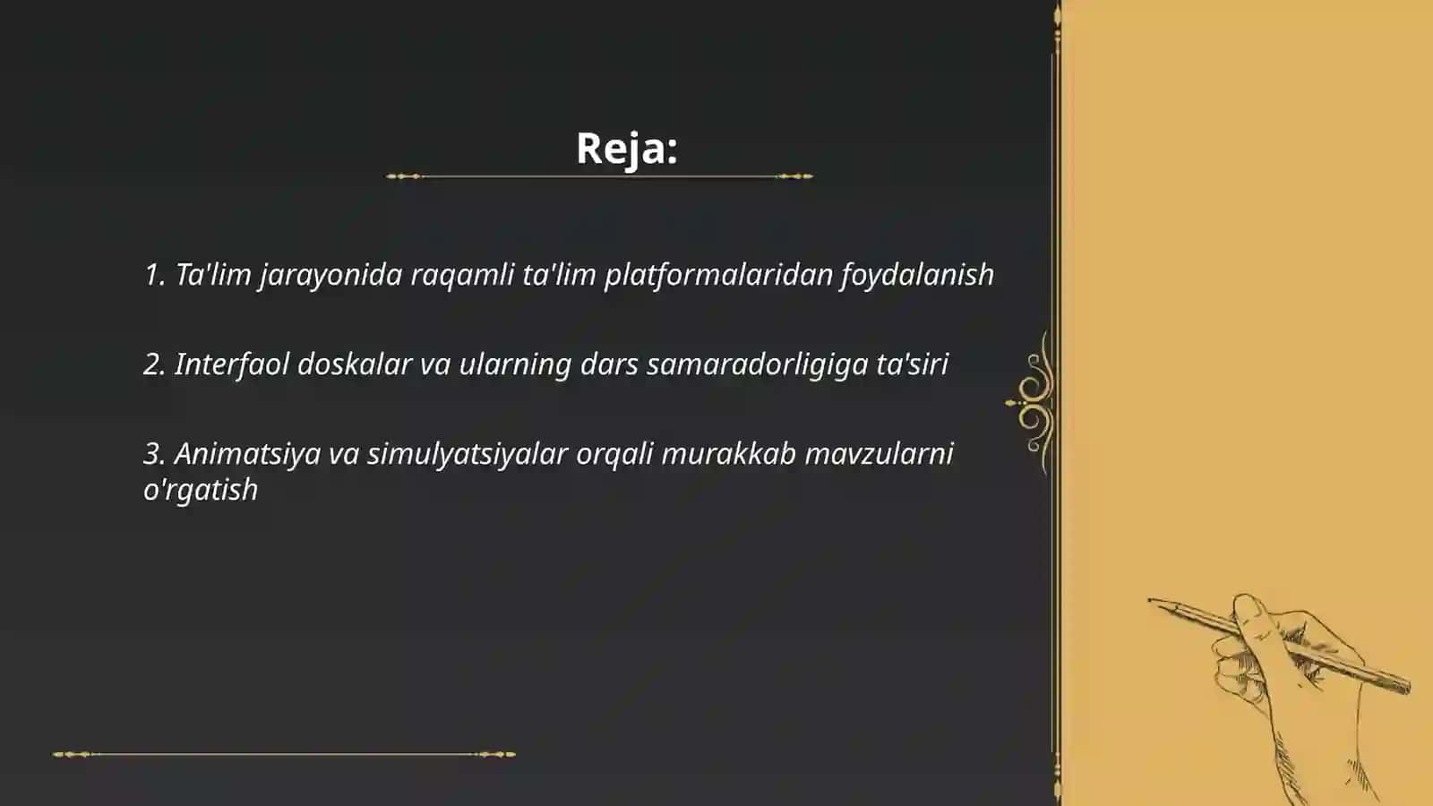 Ta'lim jarayonida innovatsion texnologiyalaridan foydalanish 2