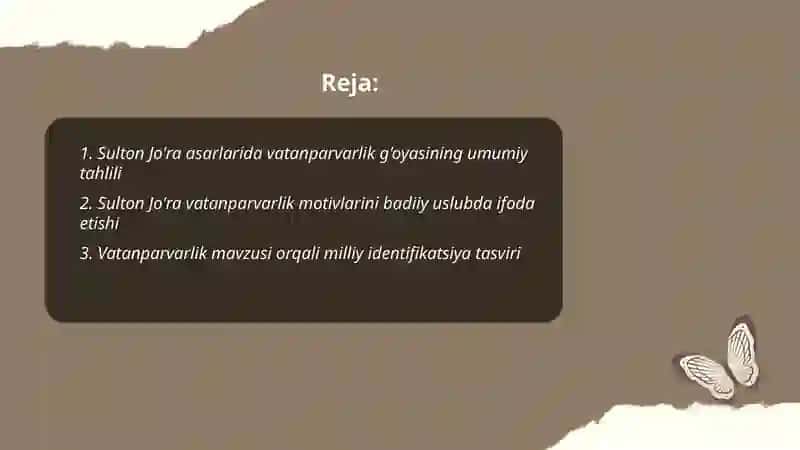 Sulton Jo'ra asarlarida vatanparvarlik g'oyasi 2