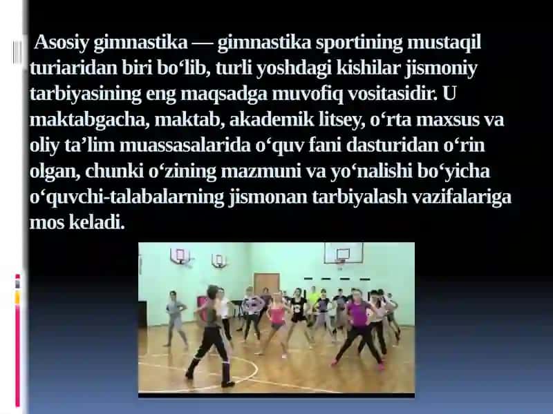 Gimnastikaning sog‘lomlashtiruvchi turlari 2