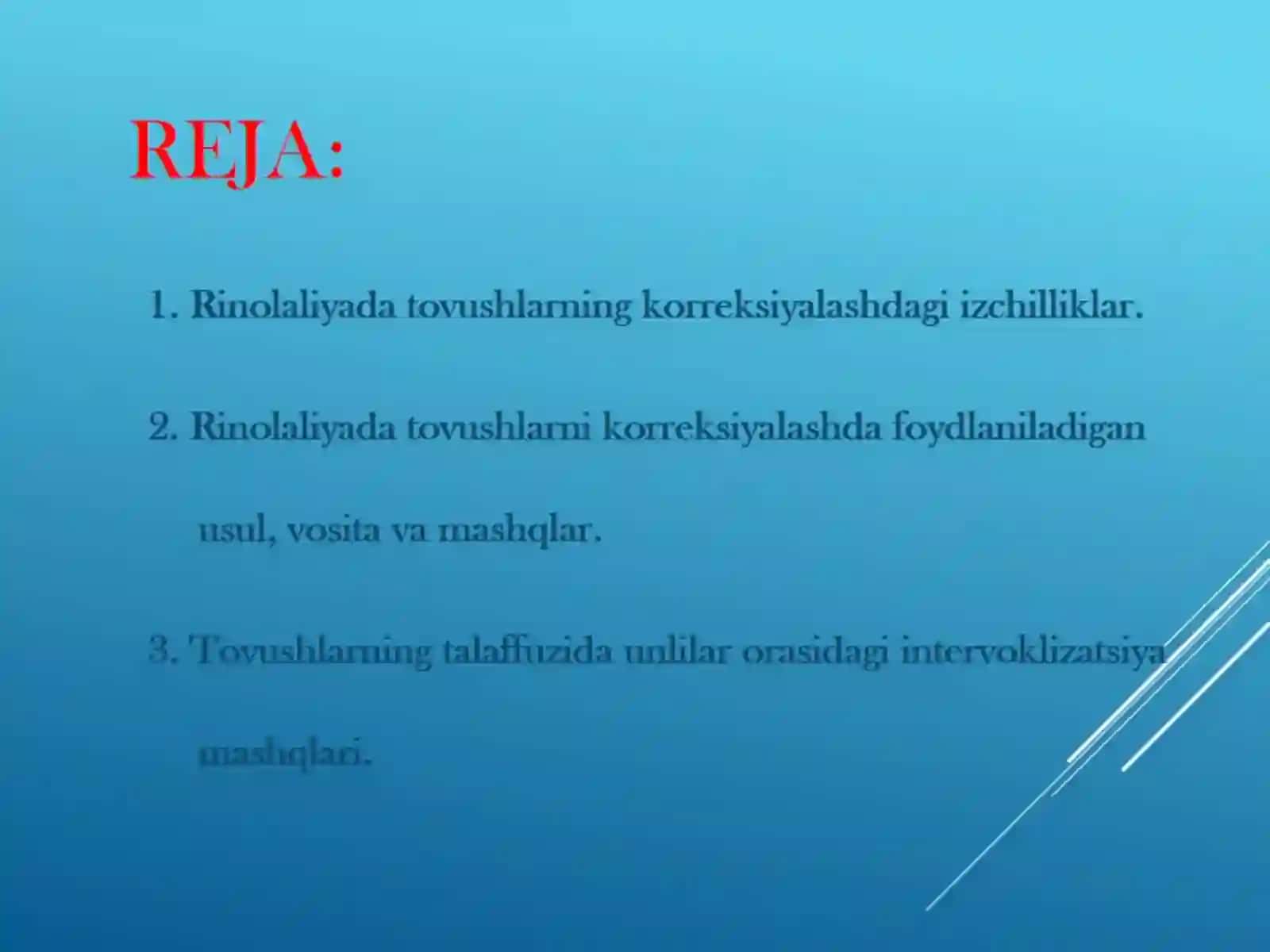 Rinolaliyada tovushlarni nutqqa qo’yishning o’ziga xos xususiyatlar 2