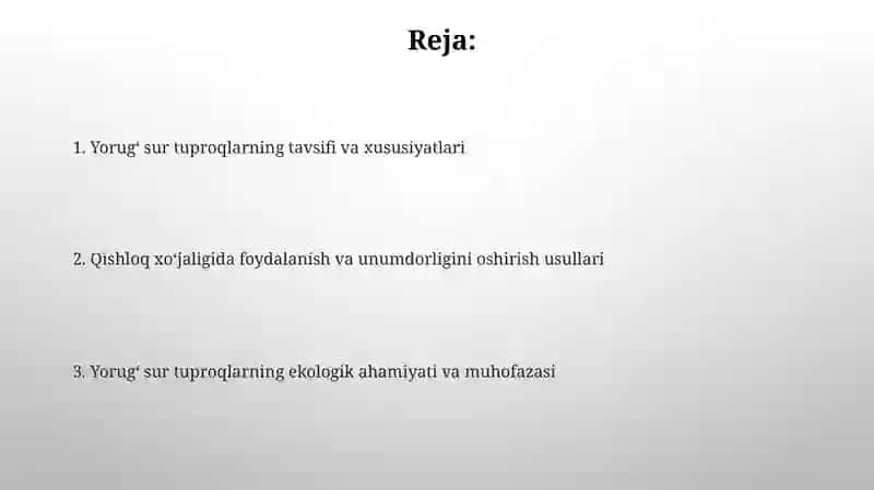 Yorugʻ sur tuproqlar 2