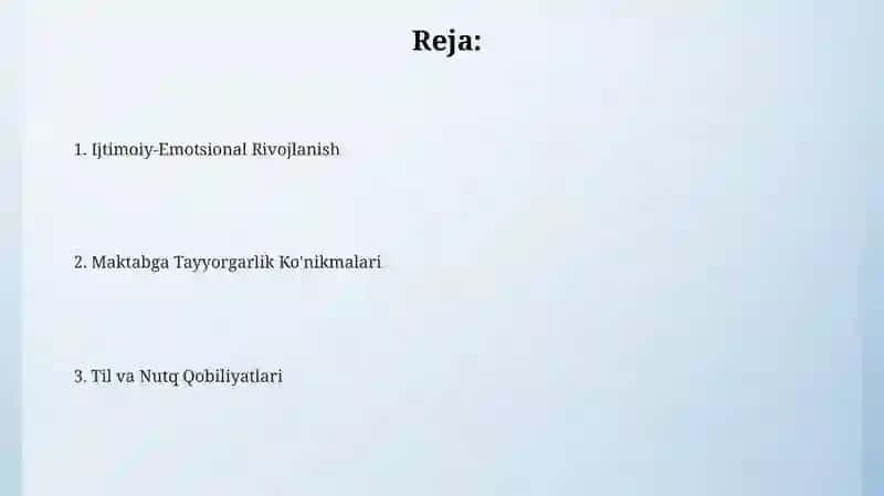 6 - 7 yoshdagi bolaning maktabga tayyorlik xaritasi 2