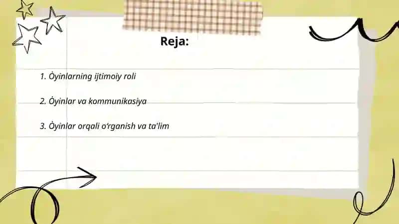 Òyinlar - ijtimoiy faoliyat sifatida Medialarning ijtimoiy mazmuni 2