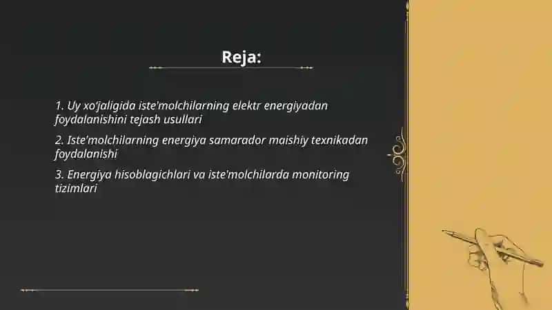 Istemolshilarning elektor energiyadan foydalanishi 2