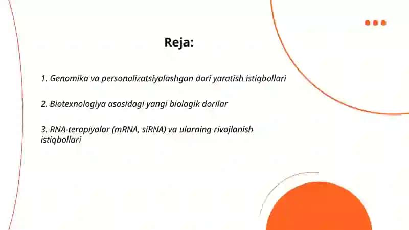 Genomika va personalizatsiyalashgan dori yaratish istiqbollari 2