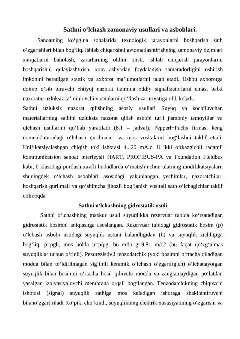 Sathni o‘lchash zamonaviy usullari va asboblari 2