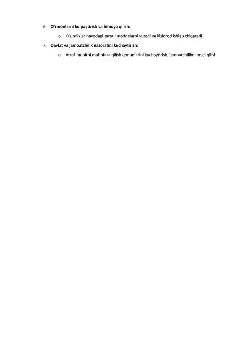 Atmosfera havosining ifloslanish manbalari 2