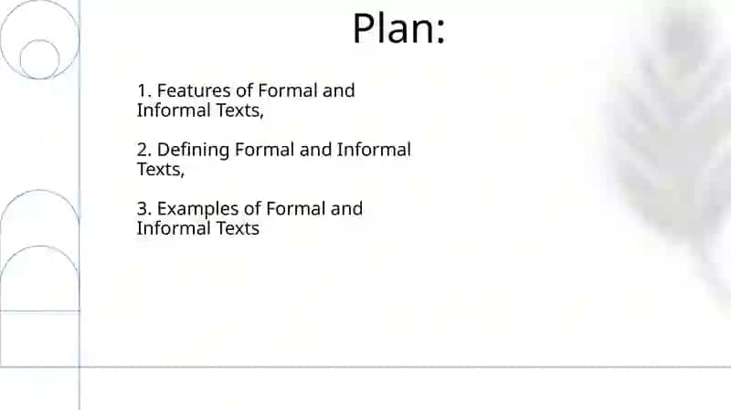 Formal and Informal Texts 2