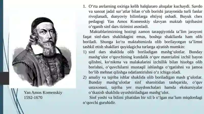 Texnologiya ta’limini rejalashtirish 2