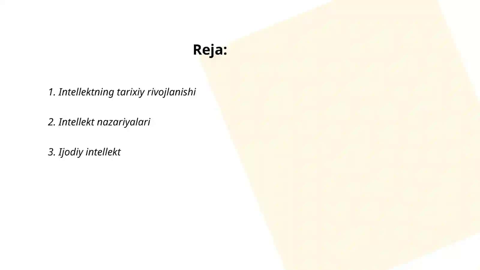 Intellekt psixologiyasida oʻzgarishlar va taraqqiyot 2