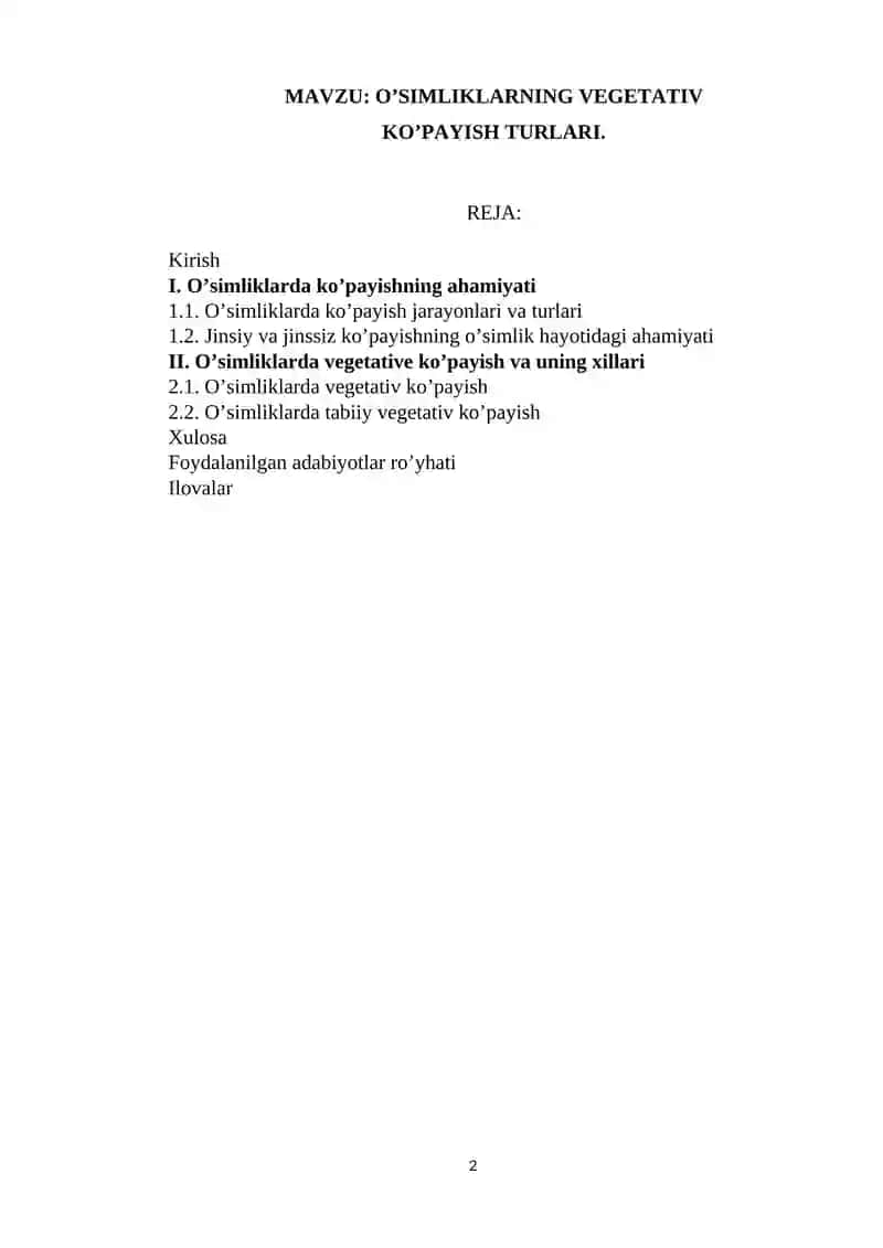 O’SIMLIKLARNING VEGETATIV KO’PAYISH TURLARI 2