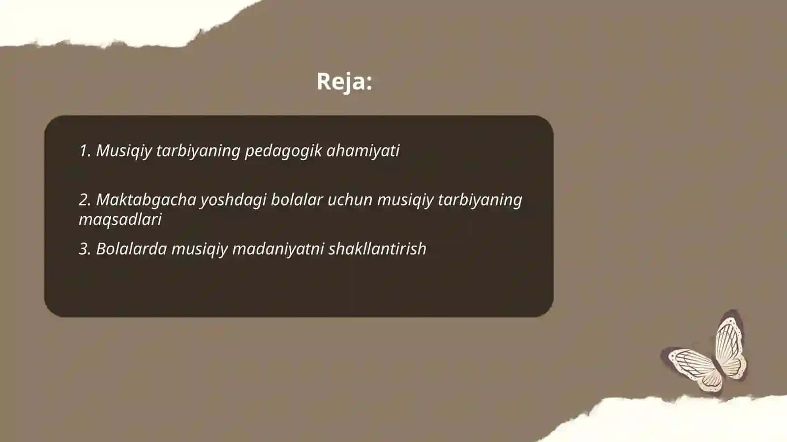 Maktabgacha talim tashkilotlarida musiqaviy tarbiyaning maqsad va vazifalari 2