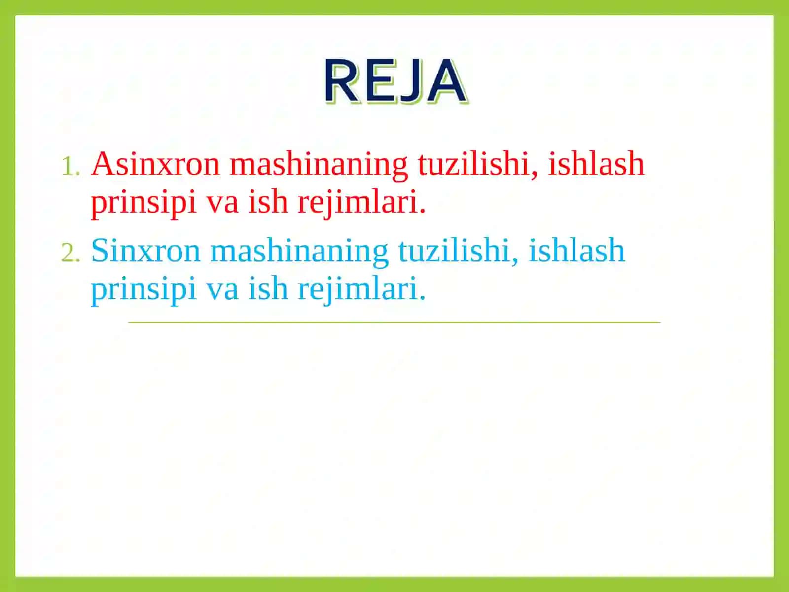 Asinxron mashinalar 2