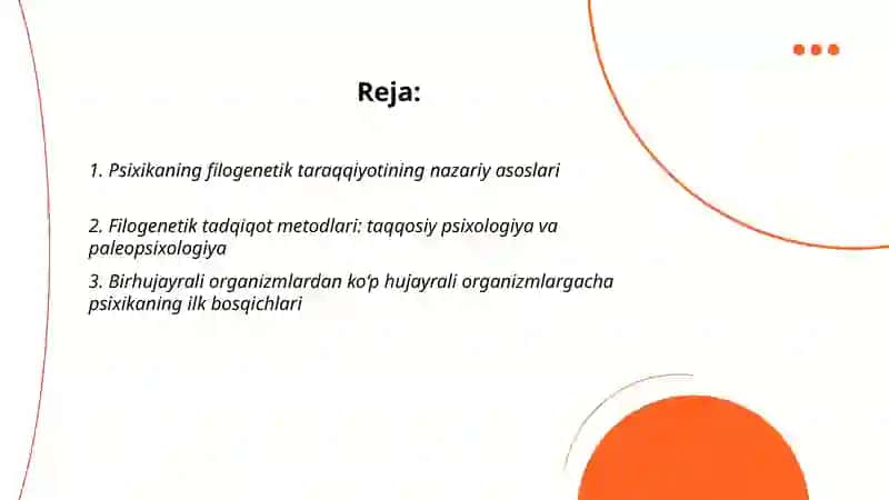 Psixikaning filogenetik taraqqiyoti 2