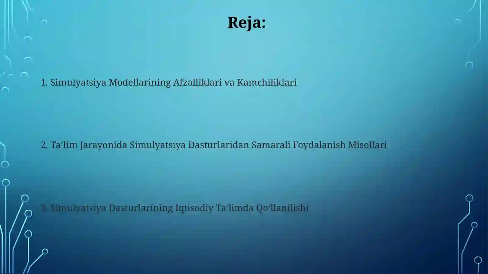 Iqtisodiy ta’lim jarayonida simulyatsiya dasturlaridan foydalanish 2