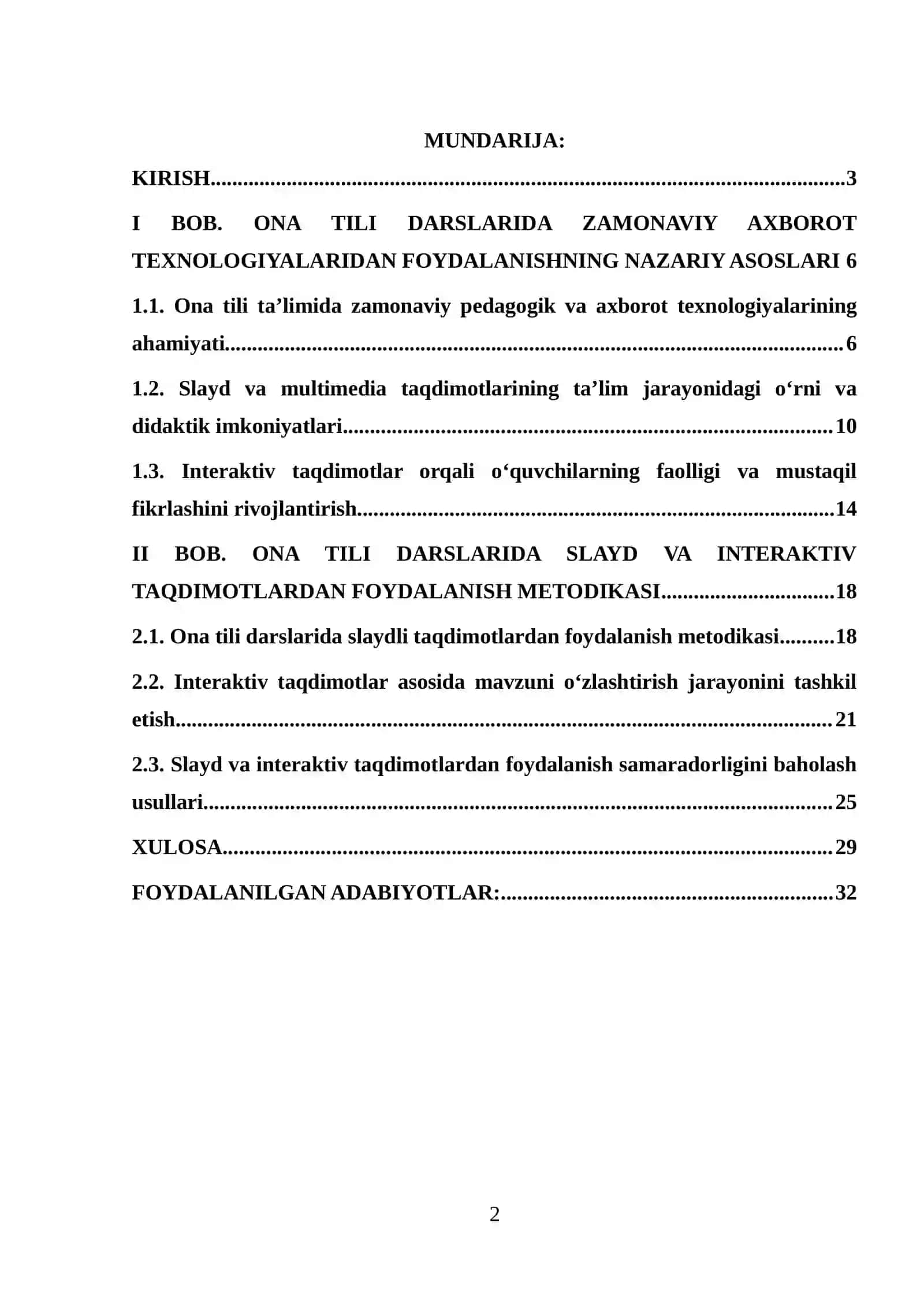 Ona tili darslarida slayd va interaktiv taqdimotlar yordamida mavzuni o'zlashtirish 2