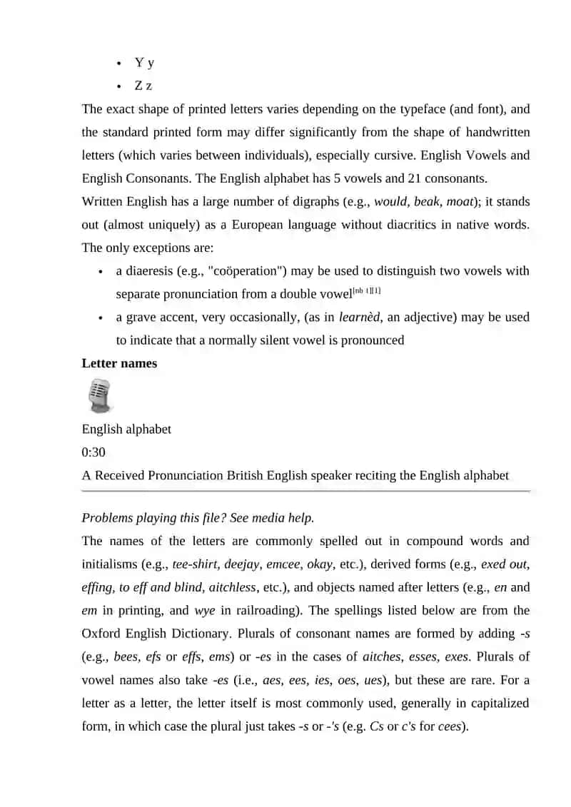 The Alphabet 2