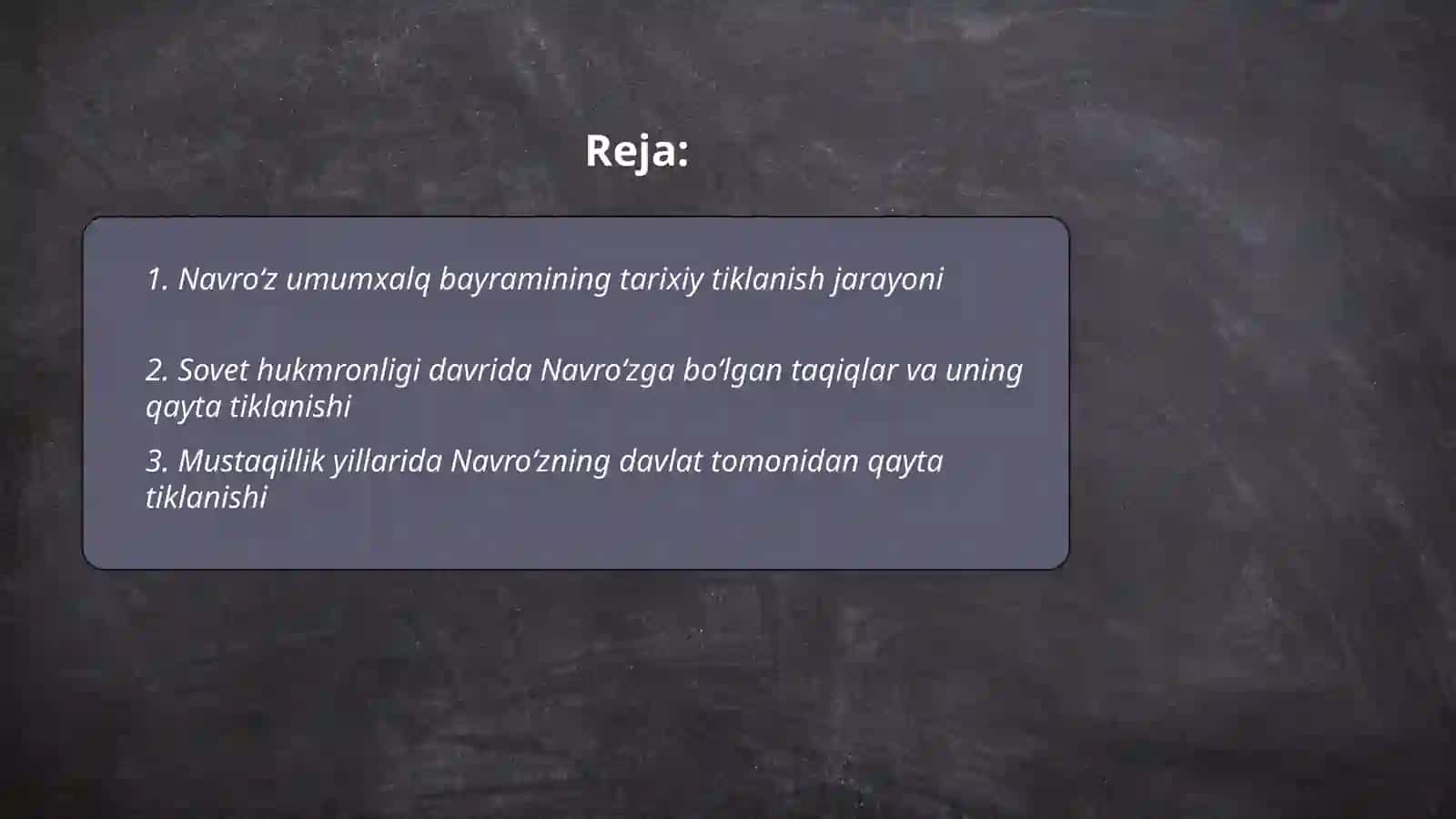 Navroʻz umumxalq bayramining qayta tiklanishi 2