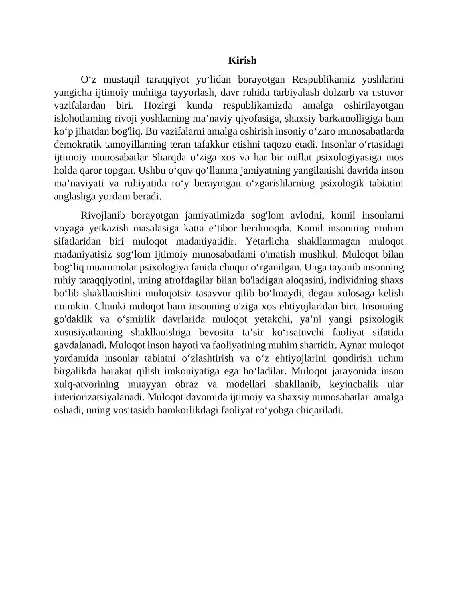 Oilada pedagogik muloqot 2