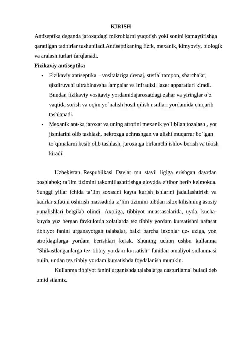 Antiseptikaning turlari 2