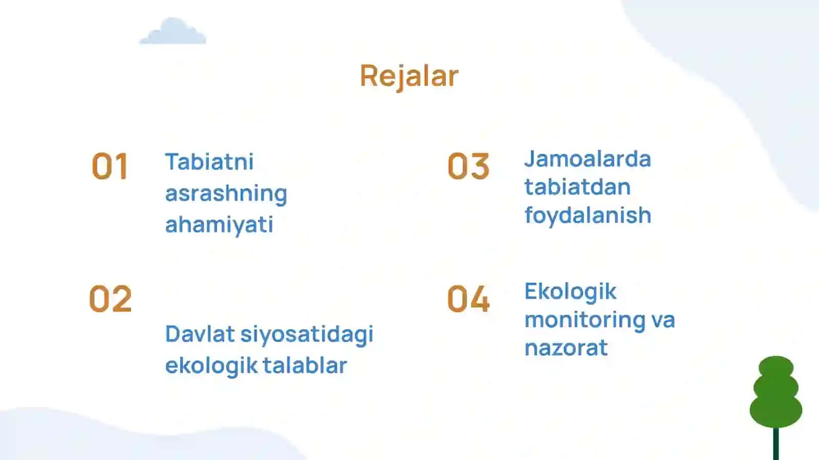 Ekologik talablar 2
