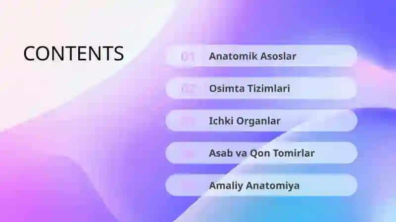 Amaliy Ishlarda Anatomiya 2