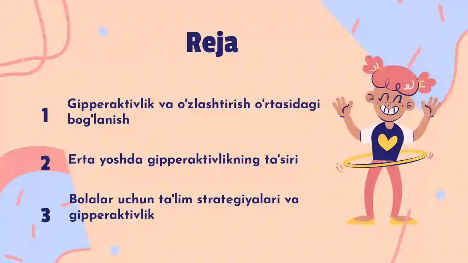 Kichik yoshidagi bolalar gipperaktivlikning o'zlashtirishga ta'siri 2