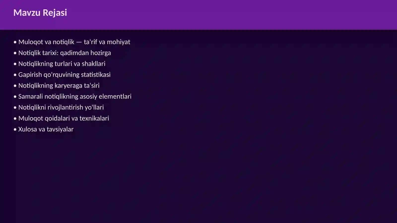 Notiqlik San'ati 2