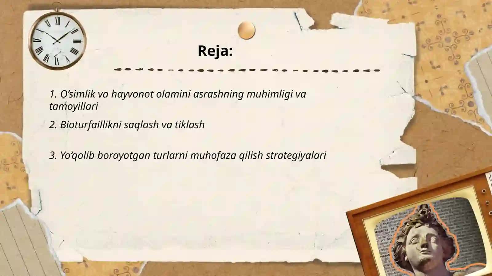 O’simlik va hayvonot olamini muhofaza qilish 2