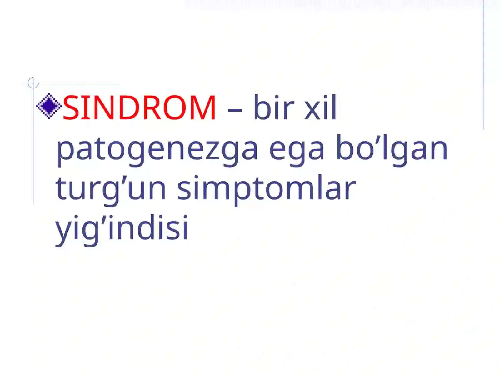 Nafas tizimi sindromlari 2