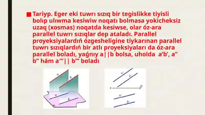 Tuwrı Sızıqlar 2