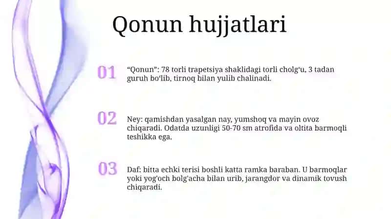 Qonun Cholg'U Asbobi 2