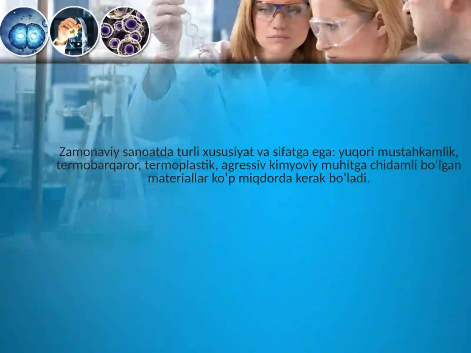 Kimyoviy ishlab chiqarish istiqbollari 2