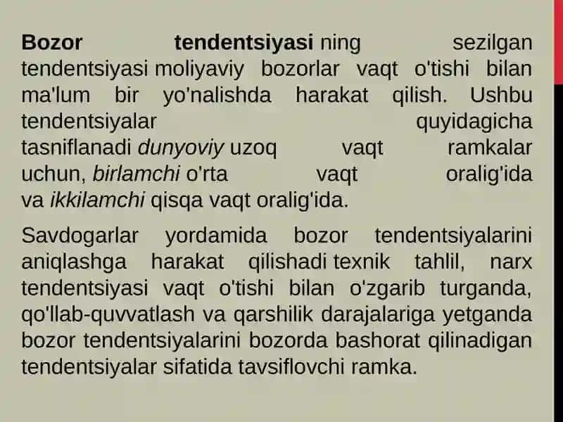 Bozorningtendensiyasinio`rganish 2