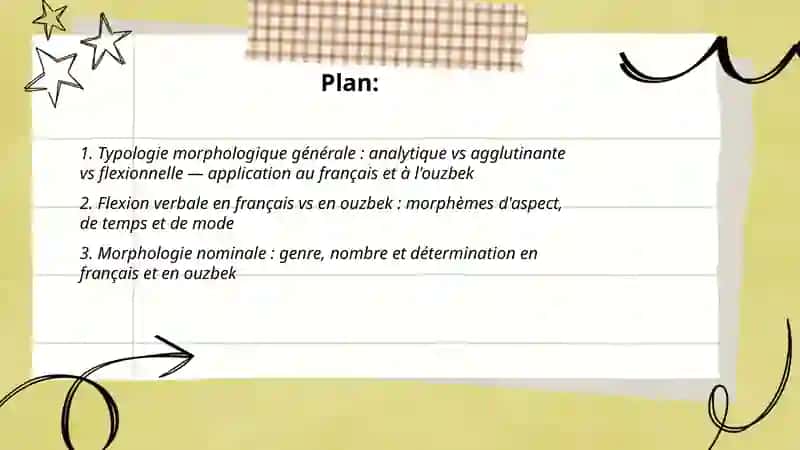 Typologie morphologique de la langue français et de la langue ouzbèke 2