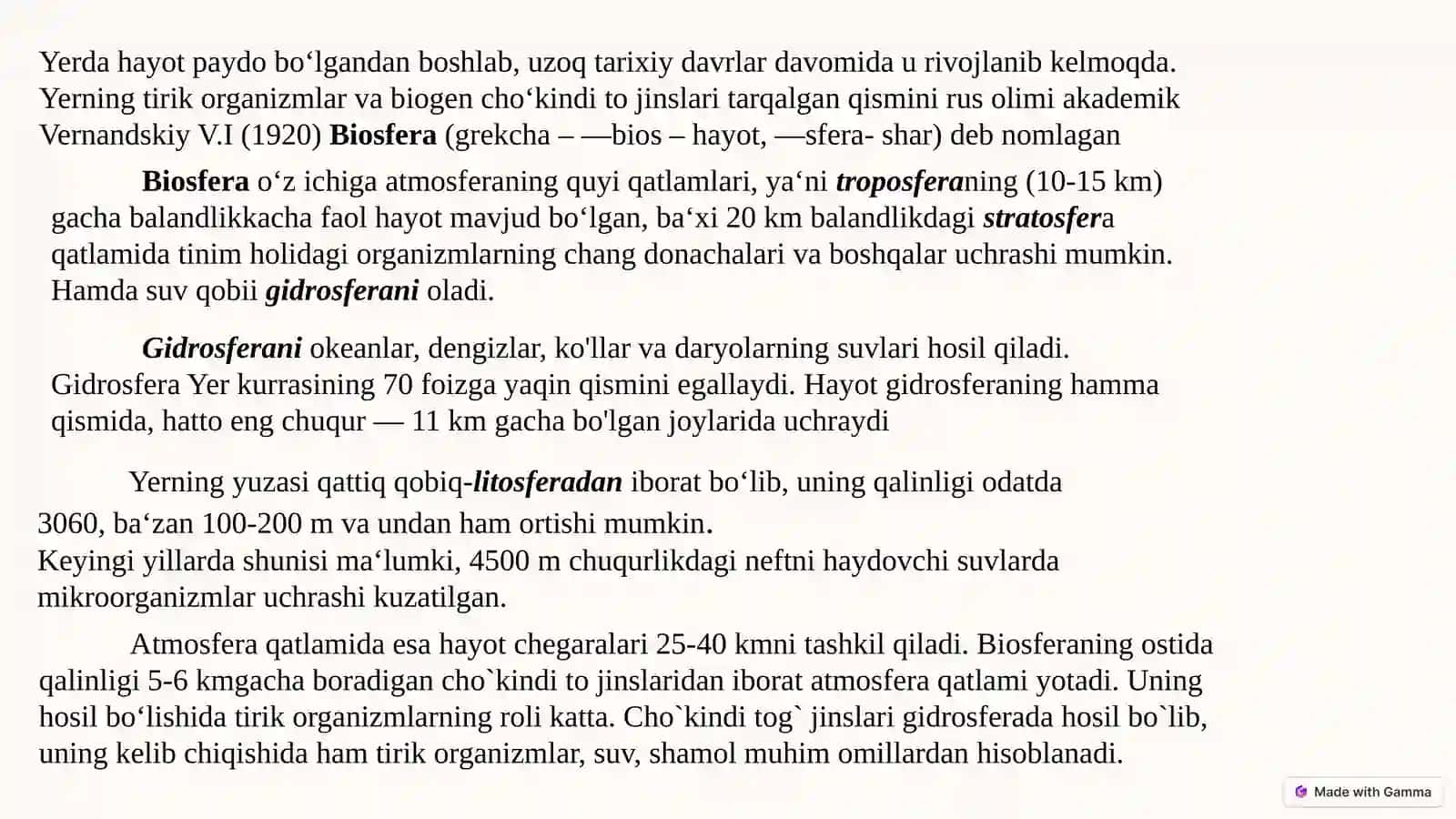 Tabiatda Azot Aylanishi 2