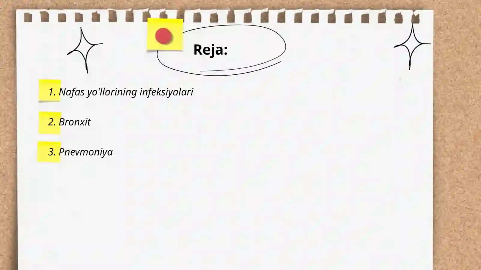 Nafas olish aʼzolarining yalligʻlanish kasalliklari 2