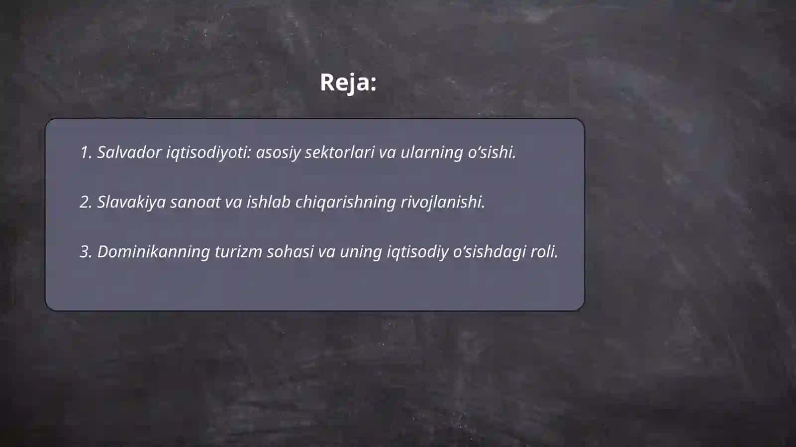 Salvador iqtisodiyoti 2