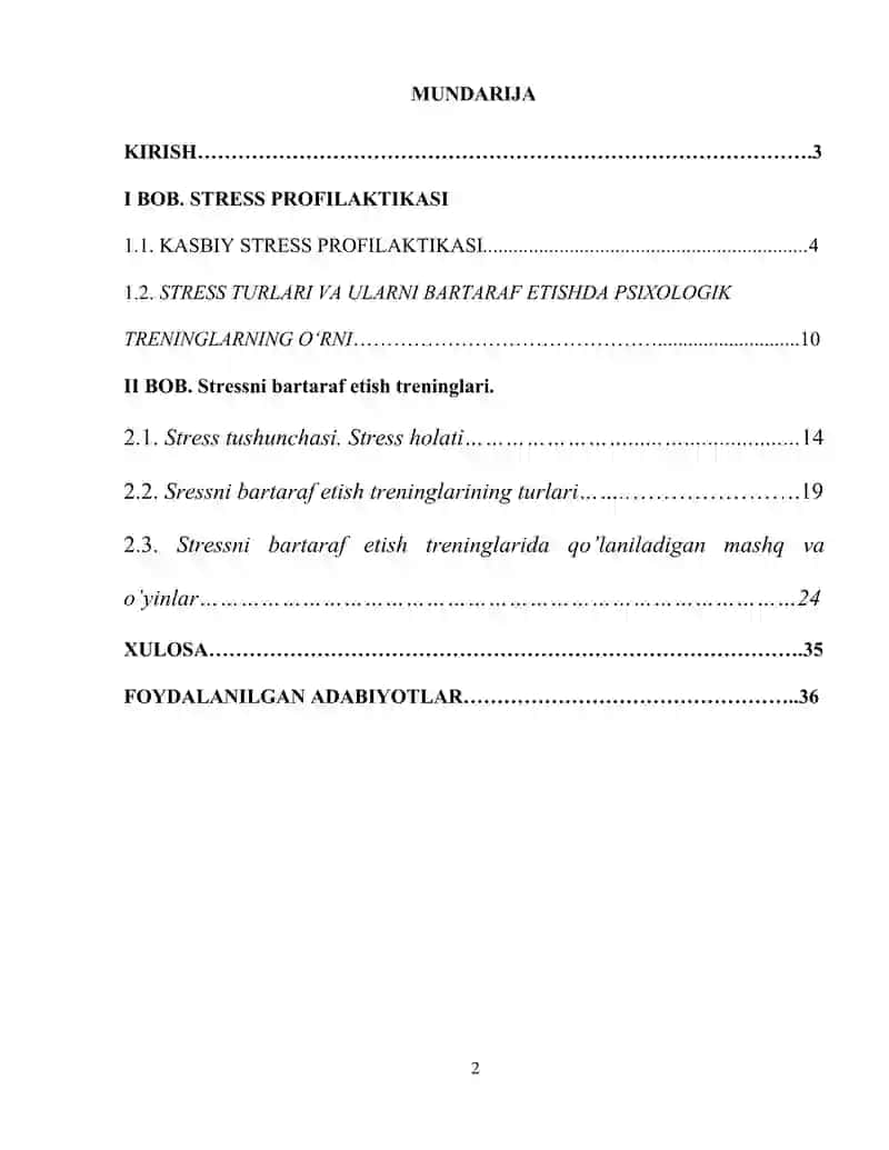 Stress profilaktikasi va uni bartaraf etish yo‘llari 2