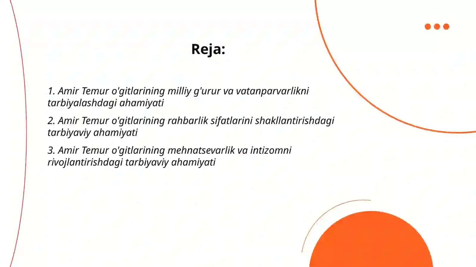 Amir Temur o'gitlarining tarbiyaviy ahamiyati 2