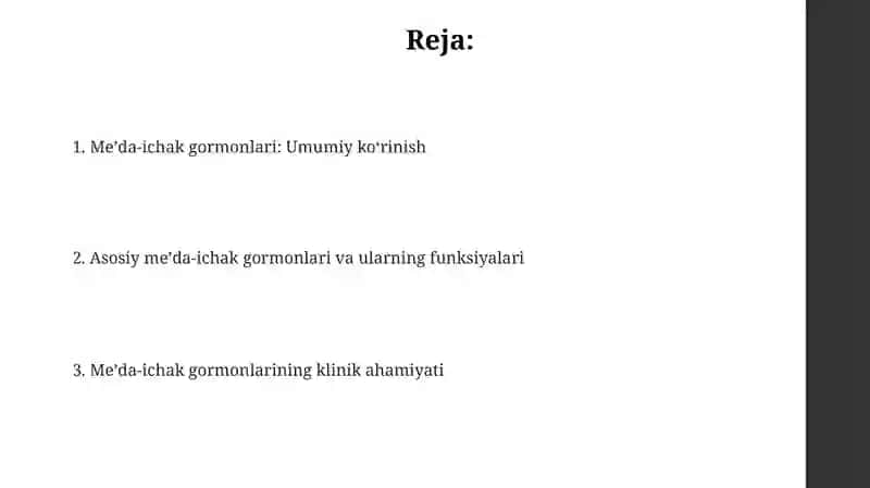 Gastrointestinal garmonlar 2