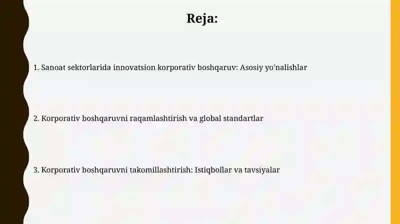 Korporativ boshqaruv 2