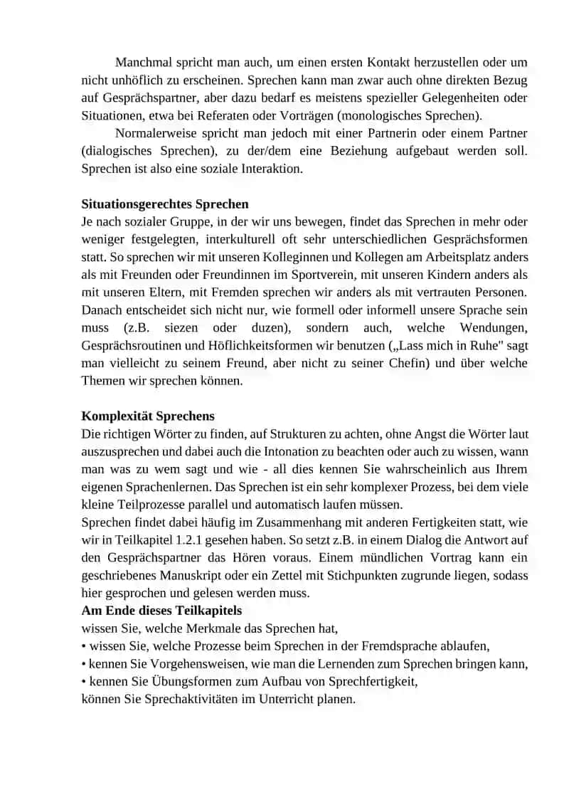 Produktive Fertigkeiten 2