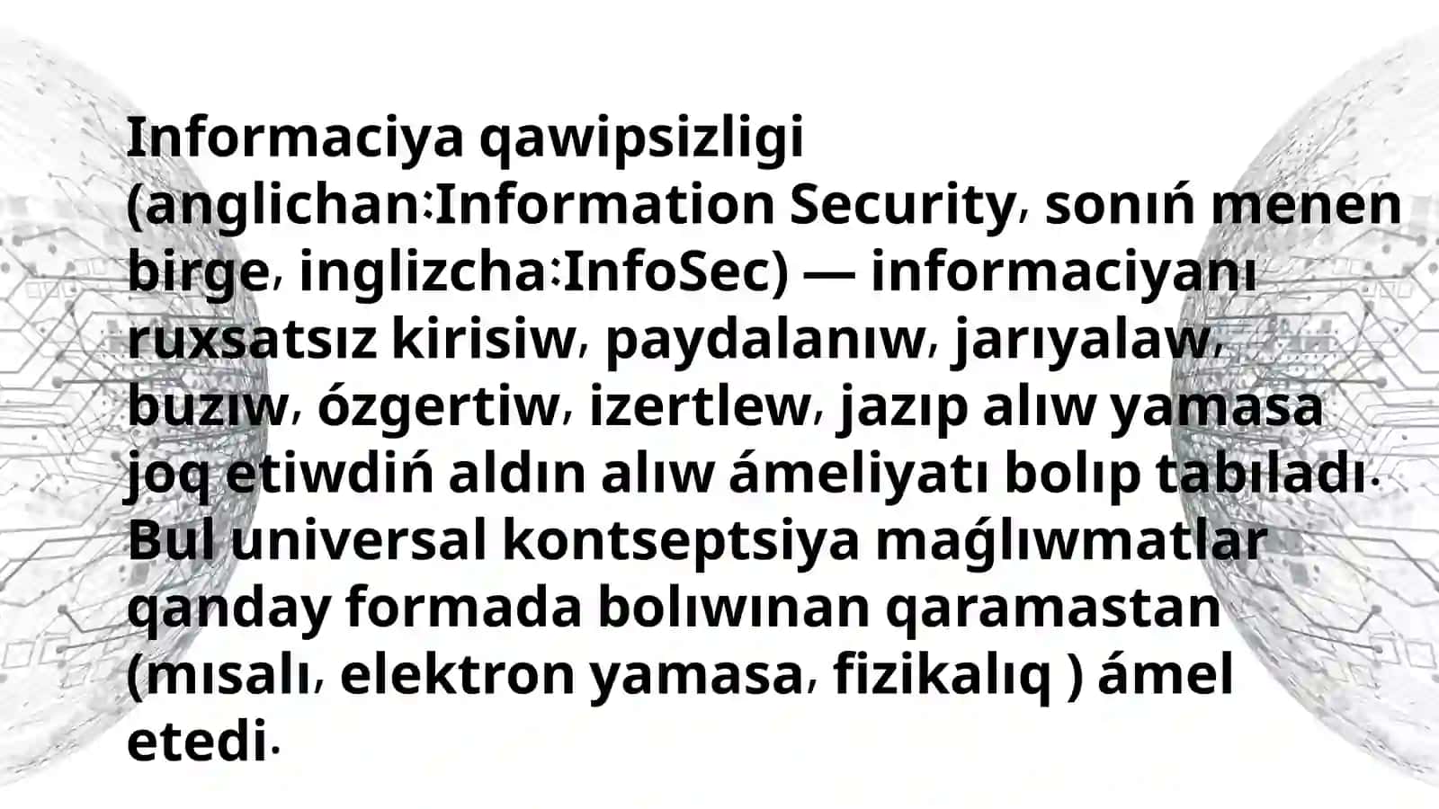 Informaciya qawipsizligi 2