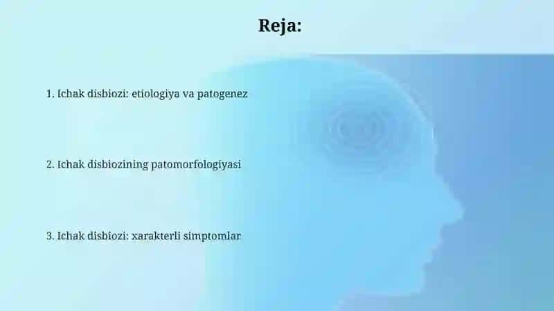 Ichaklar disbakteriozi:etiologiya,patogenez,patomorfologiya, xarakterli simptomlar 2