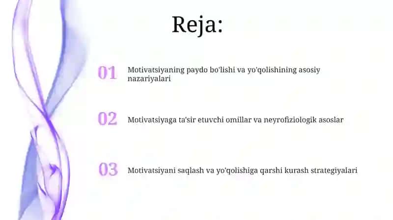 Motivatsiyaning paydo bo'lishi va so'nishining pisixologik mexanizmlari 2