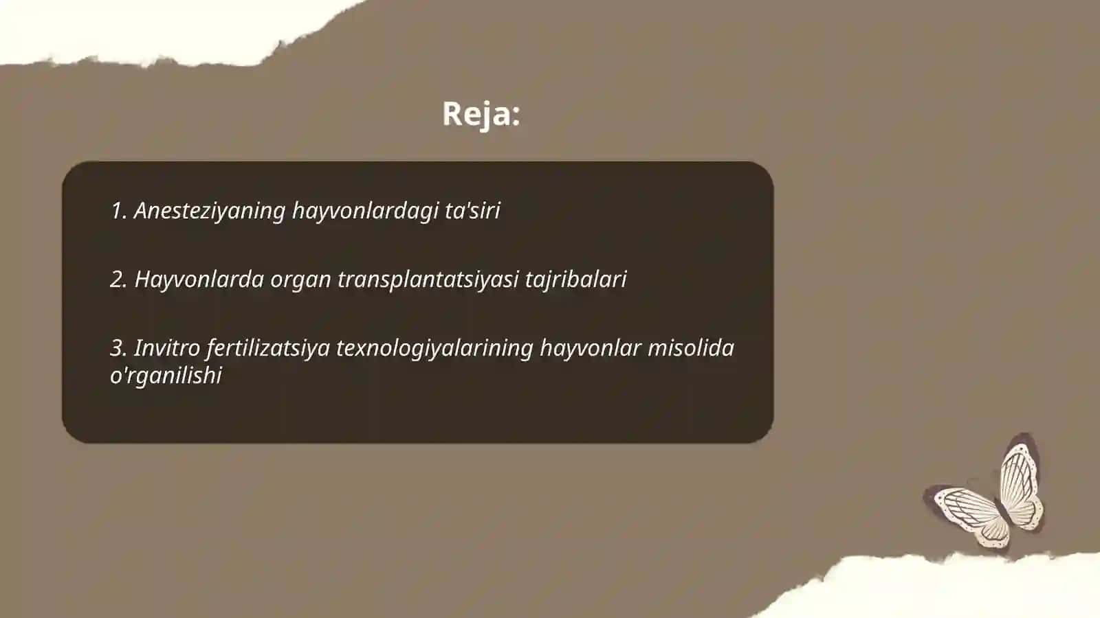 Eksperimental xirurgiya.Ya'ni hayvonlarda o'tkaziladigan tadqiqot 2