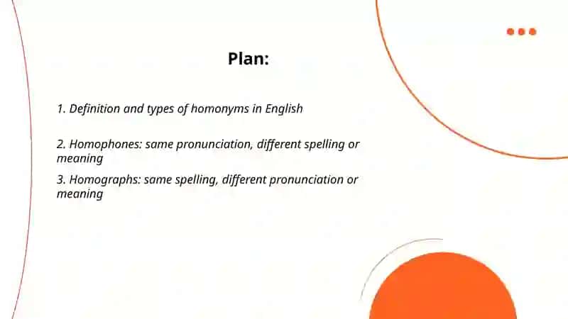 Homonyms 2